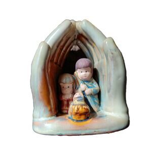Mighty Hands of Love Children's Porcelain Bisque Nativity